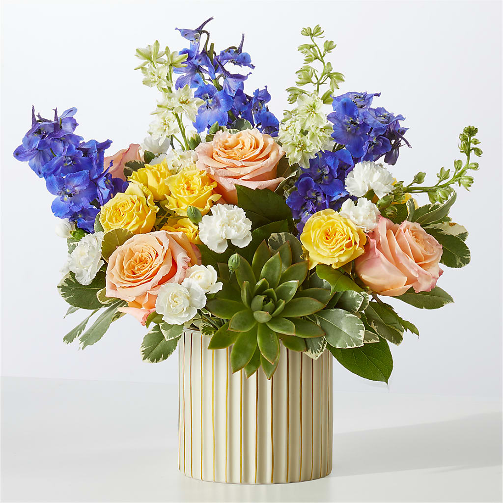 Cobalt Reverie Bouquet – Reedley Flower Shop, Reedley CA