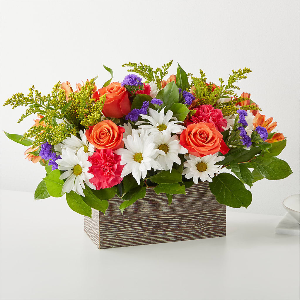 Oopsie Daisy Box Bouquet – Reedley Flower Shop, Reedley CA