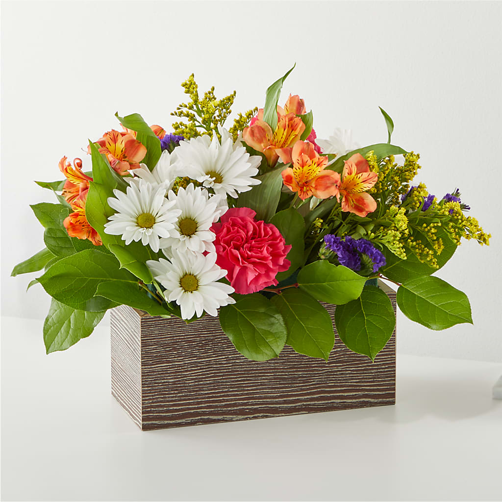 Oopsie Daisy Box Bouquet – Reedley Flower Shop, Reedley CA