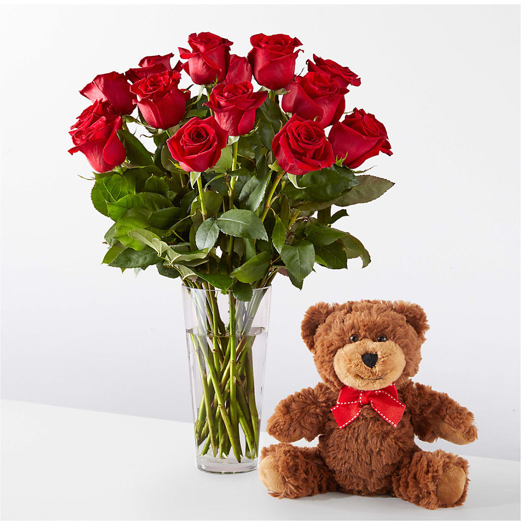Romantic Long Stem Red Rose Bouquet Bundles – Reedley Flower Shop, Reedley CA