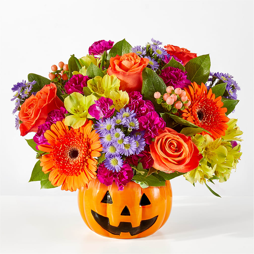 Tricks & Treats Pumpkin – Reedley Flower Shop, Reedley CA