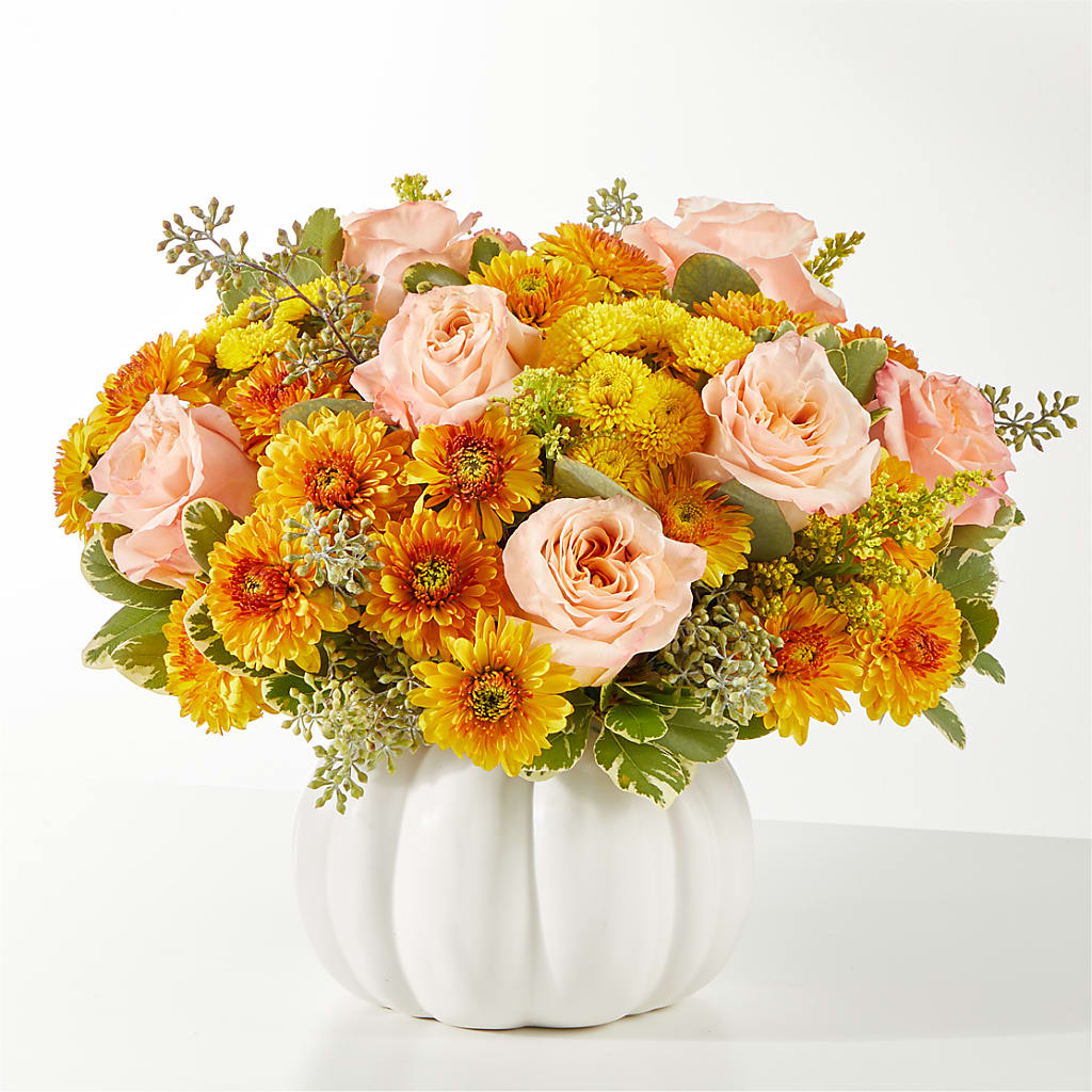 Peachy Pumpkin – Reedley Flower Shop, Reedley CA