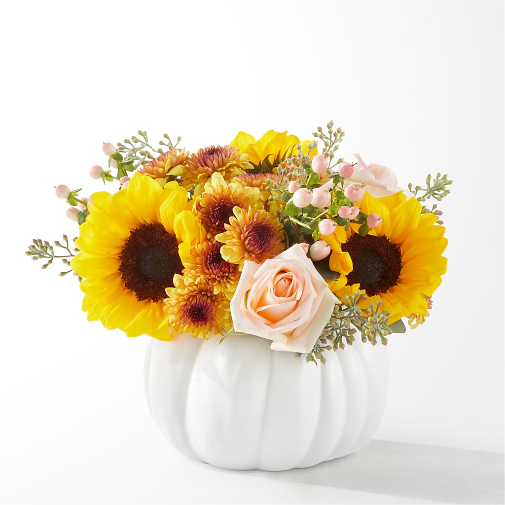 Pumpkin to Talk About Bouquet – Reedley Flower Shop, Reedley CA