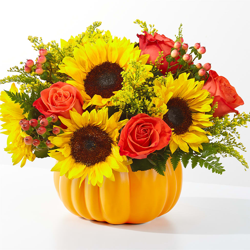 Pick of the Patch Pumpkin Bouquet – Reedley Flower Shop, Reedley CA