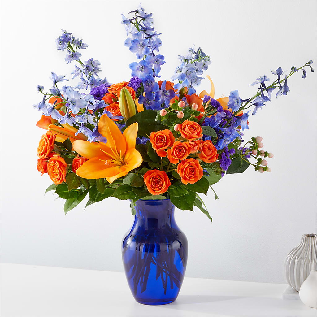 Radiant Citrus Bouquet – Reedley Flower Shop, Reedley CA