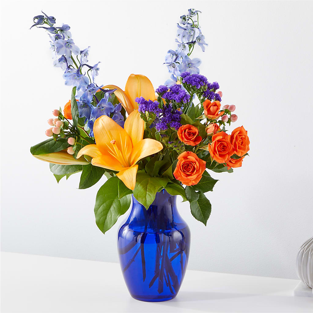 Radiant Citrus Bouquet – Reedley Flower Shop, Reedley CA