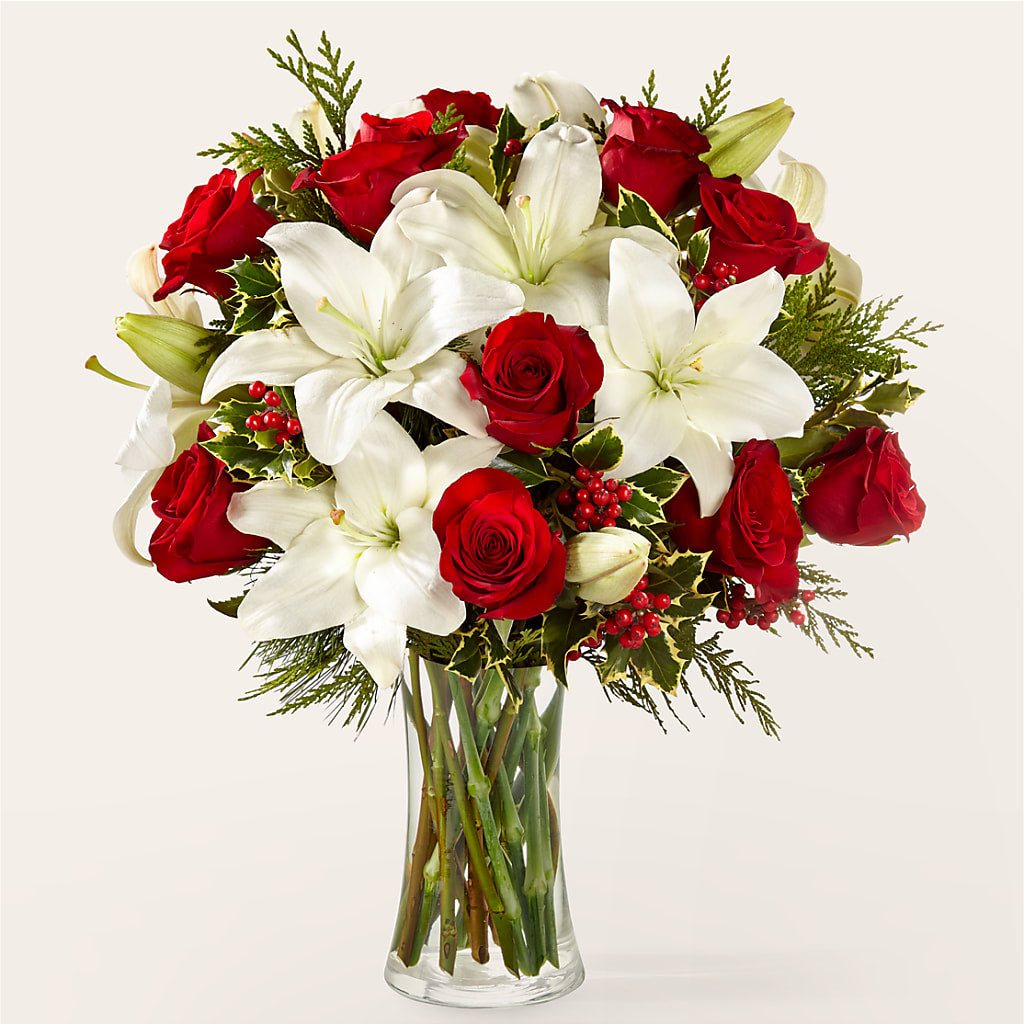 Sparkling Snowflakes Bouquet – Reedley Flower Shop, Reedley CA