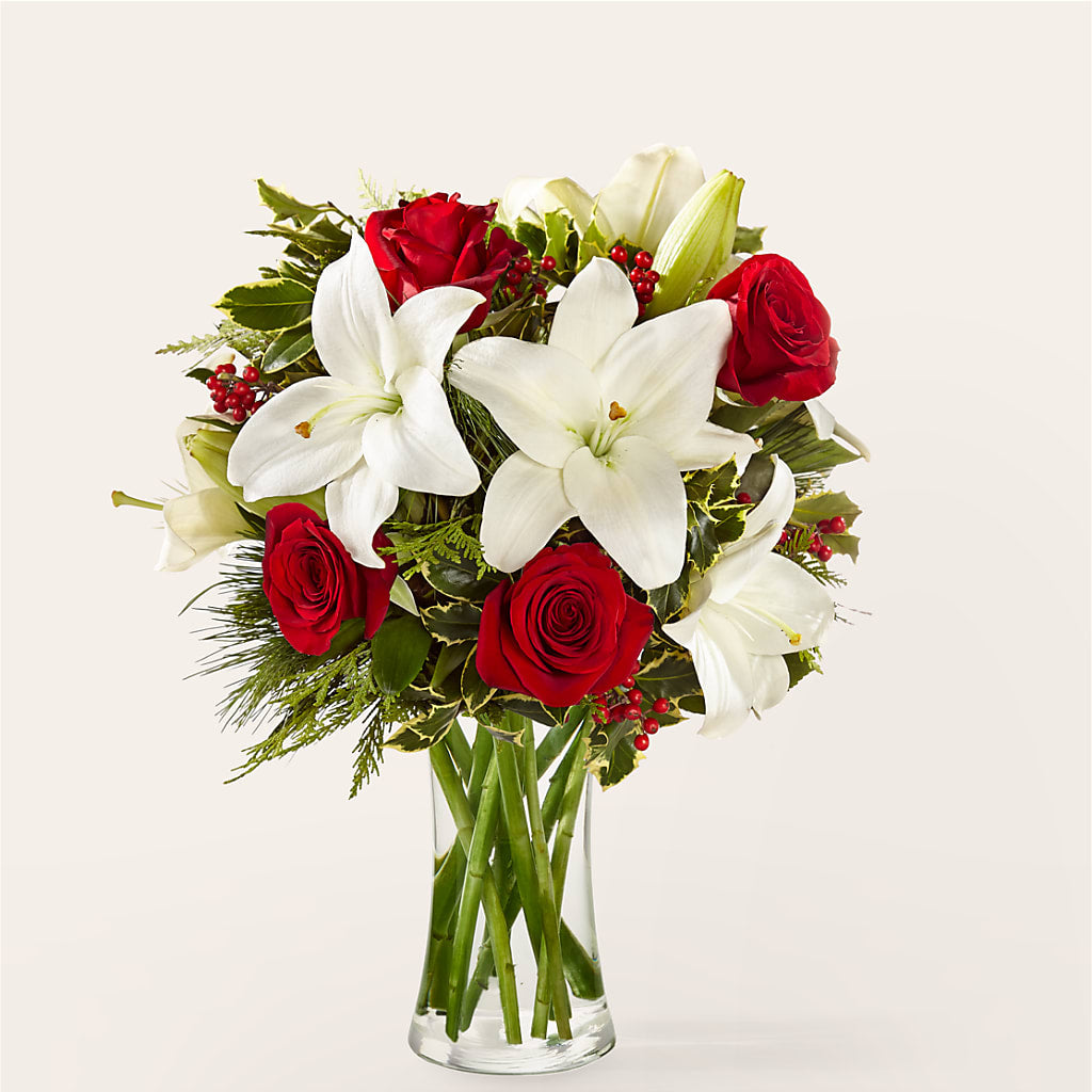 Sparkling Snowflakes Bouquet – Reedley Flower Shop, Reedley CA