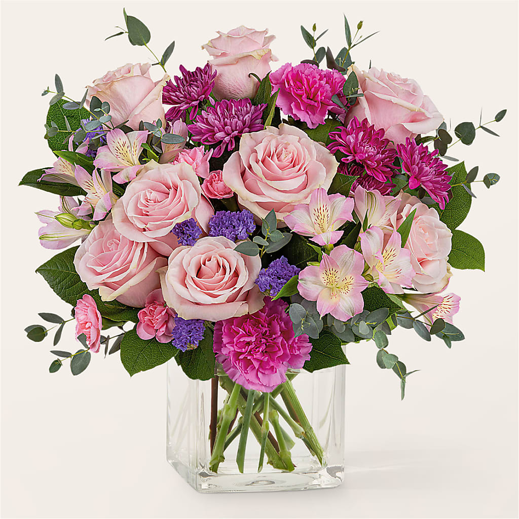 Rosy Radiance Bouquet – Reedley Flower Shop, Reedley CA