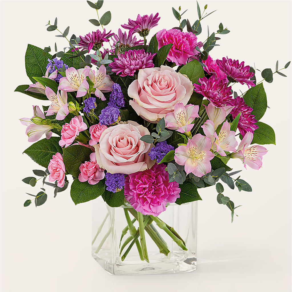 Rosy Radiance Bouquet – Reedley Flower Shop, Reedley CA
