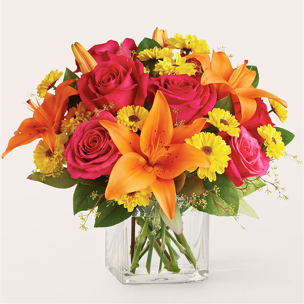 Neon Lights Bouquet – Reedley Flower Shop, Reedley CA