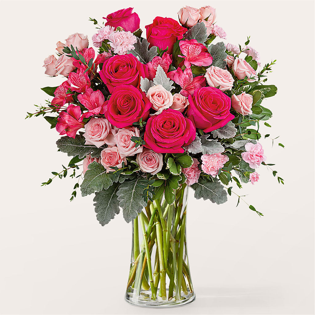 Tickled Pink Bouquet – Reedley Flower Shop, Reedley CA