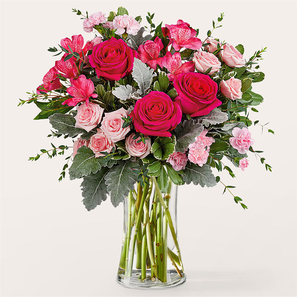 Tickled Pink Bouquet – Reedley Flower Shop, Reedley CA