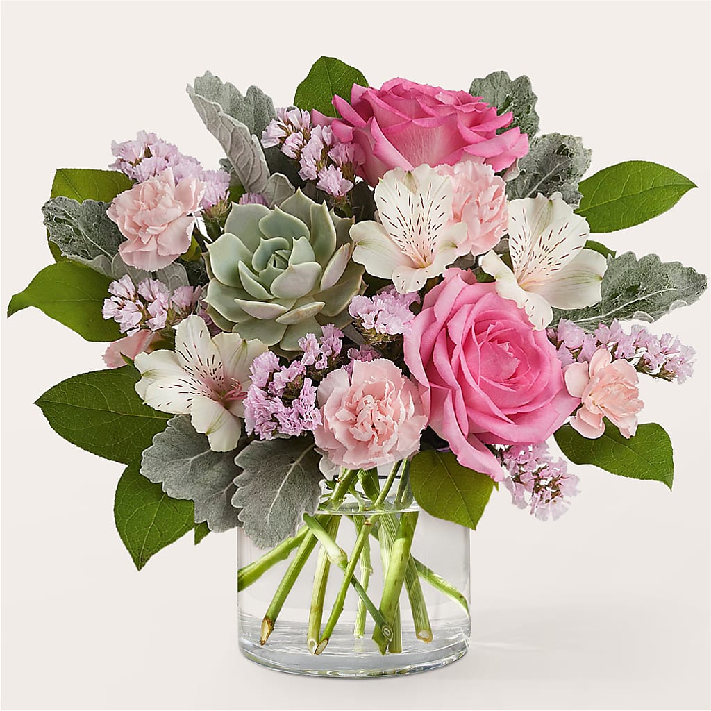Dusty Rose Bouquet – Reedley Flower Shop, Reedley CA