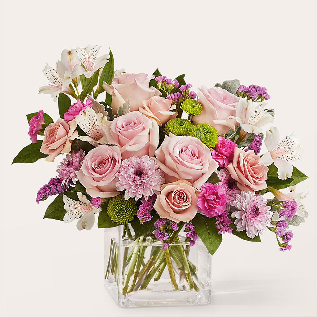 Pink Suede Bouquet – Reedley Flower Shop, Reedley CA