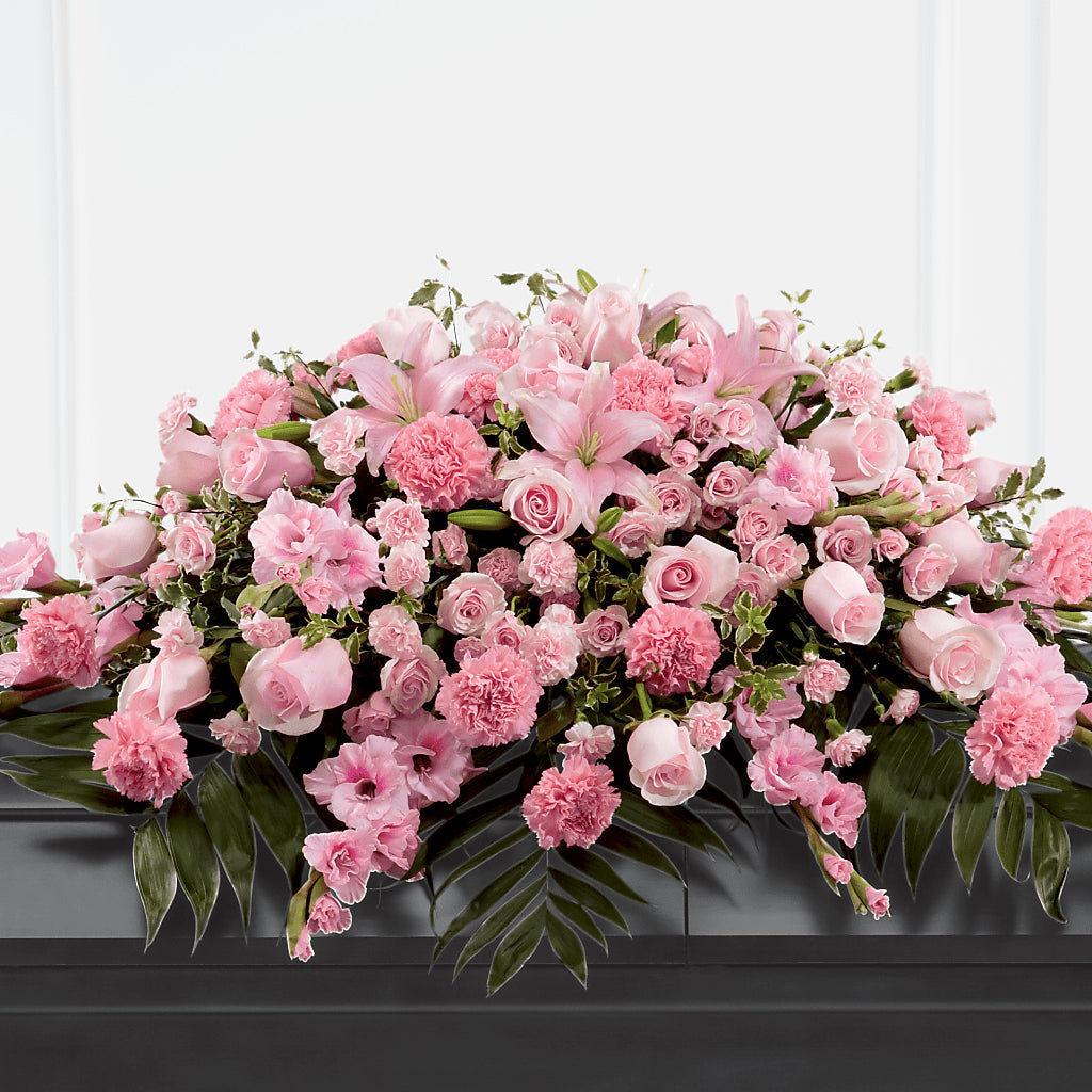 Garden of Comfort Casket Spray (Standard) – Reedley Flower Shop, Reedley CA
