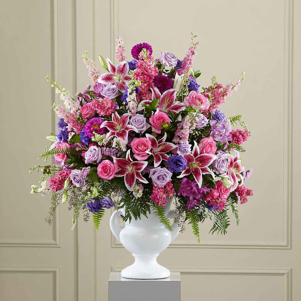 Peaceful Tribute Arrangement – Reedley Flower Shop, Reedley CA