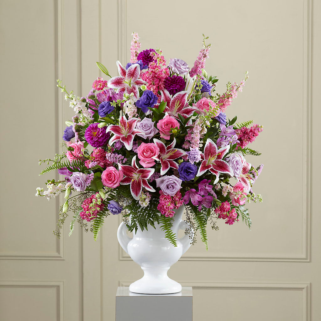 Peaceful Tribute Arrangement – Reedley Flower Shop, Reedley CA