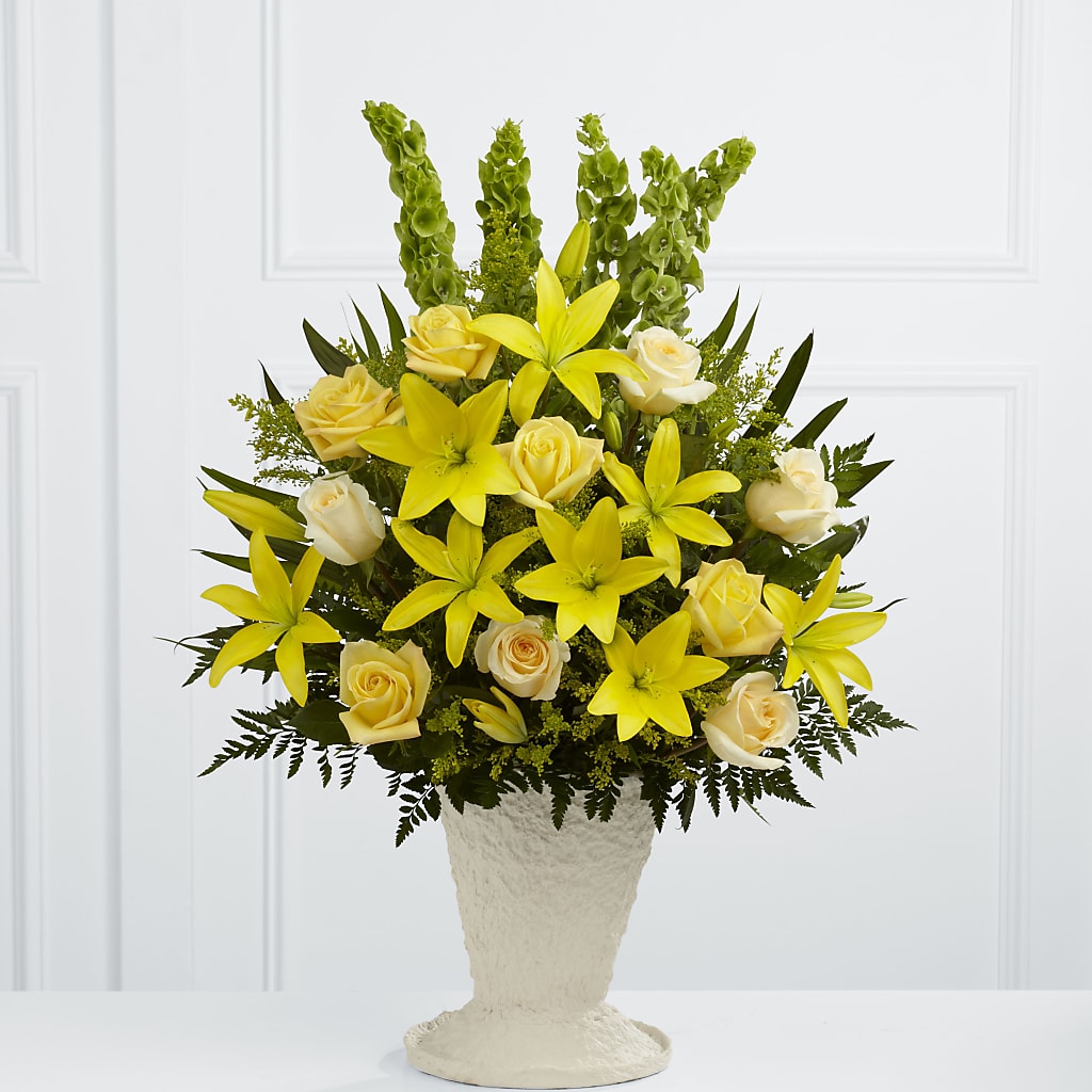 Golden Memories Arrangement – Reedley Flower Shop, Reedley CA