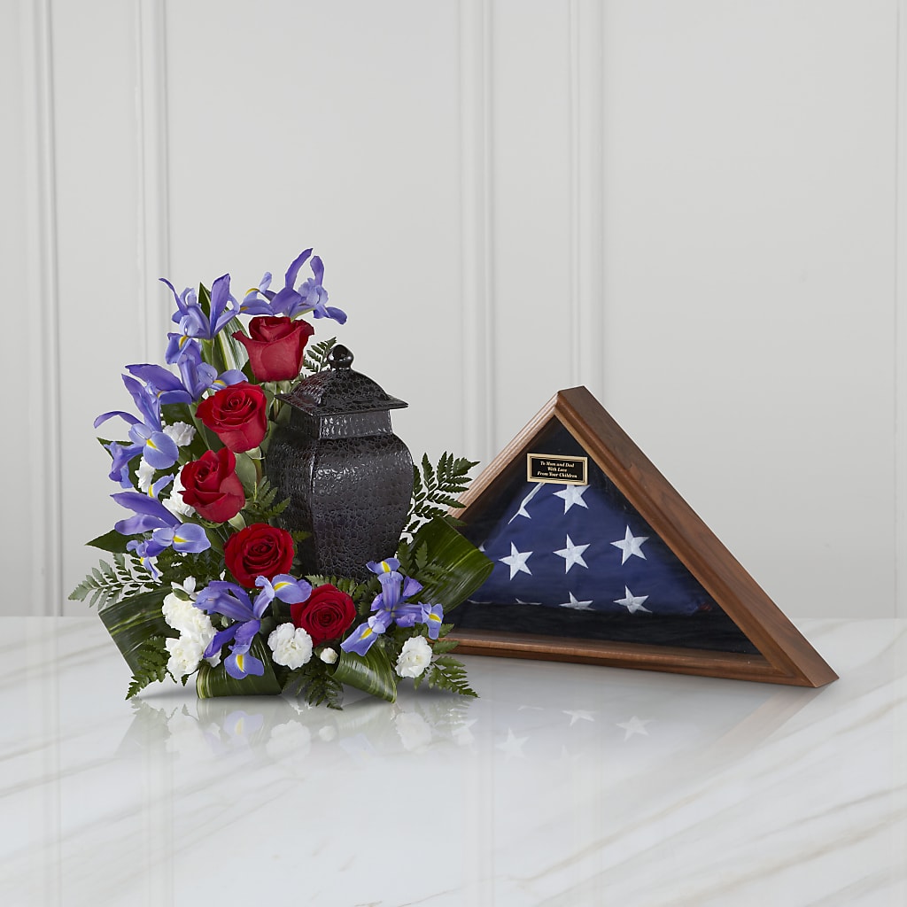 Patriotic Tribute Arrangement – Reedley Flower Shop, Reedley CA