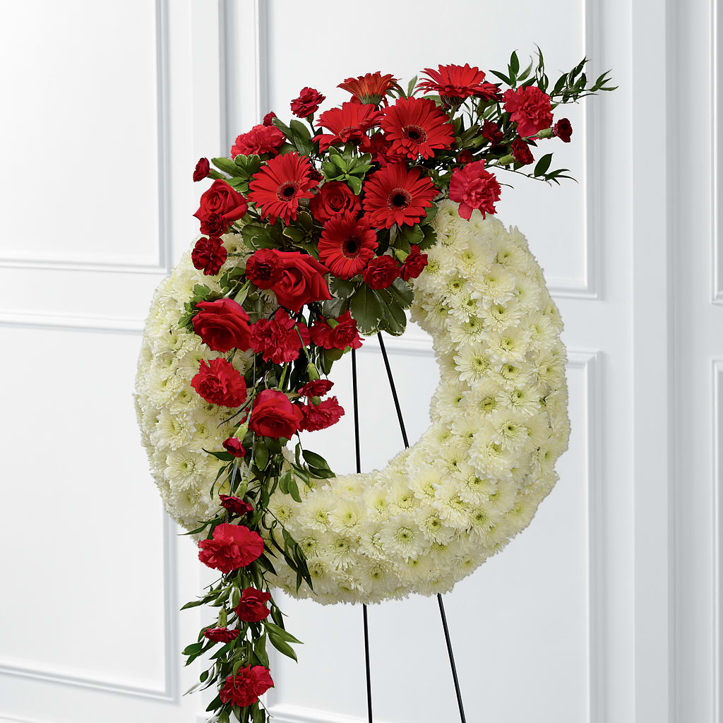 Graceful Tribute Wreath – Reedley Flower Shop, Reedley CA