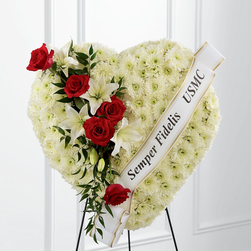 Heartfelt Hero Standing Heart – Reedley Flower Shop, Reedley CA