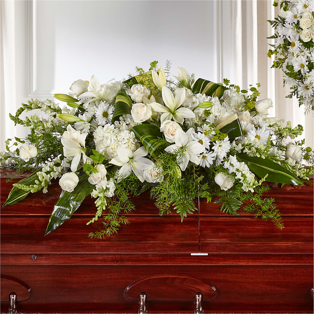 Abundance Casket Spray – Reedley Flower Shop, Reedley CA