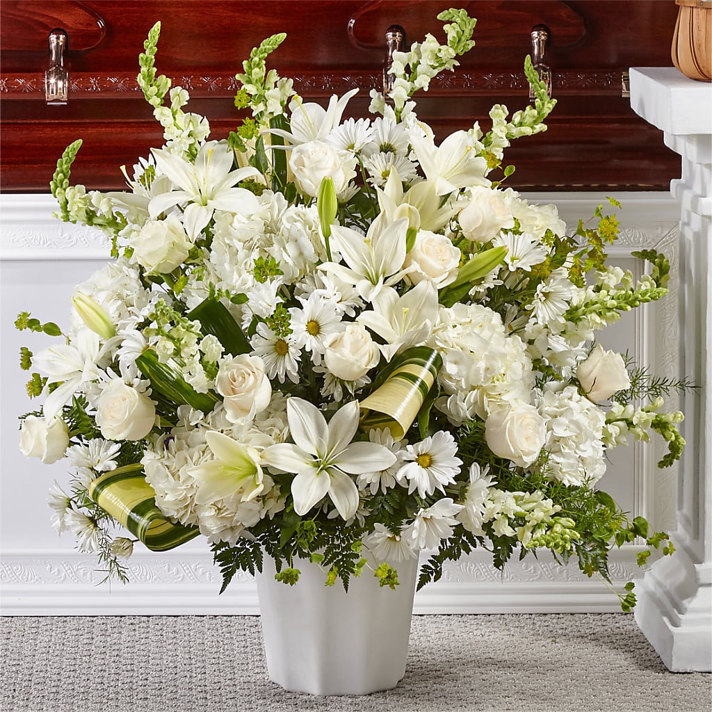 Thoughts of Tranquility Floor Basket – Reedley Flower Shop, Reedley CA