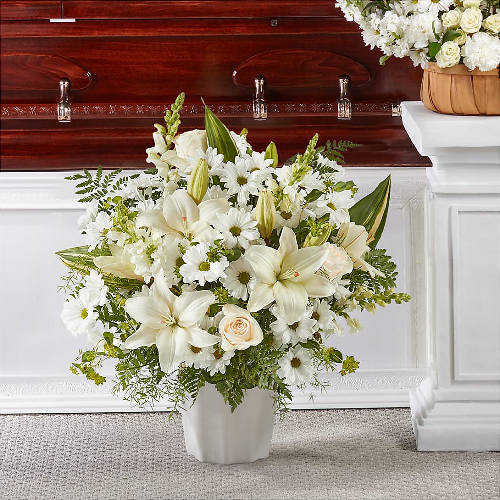 Thoughts of Tranquility Floor Basket – Reedley Flower Shop, Reedley CA