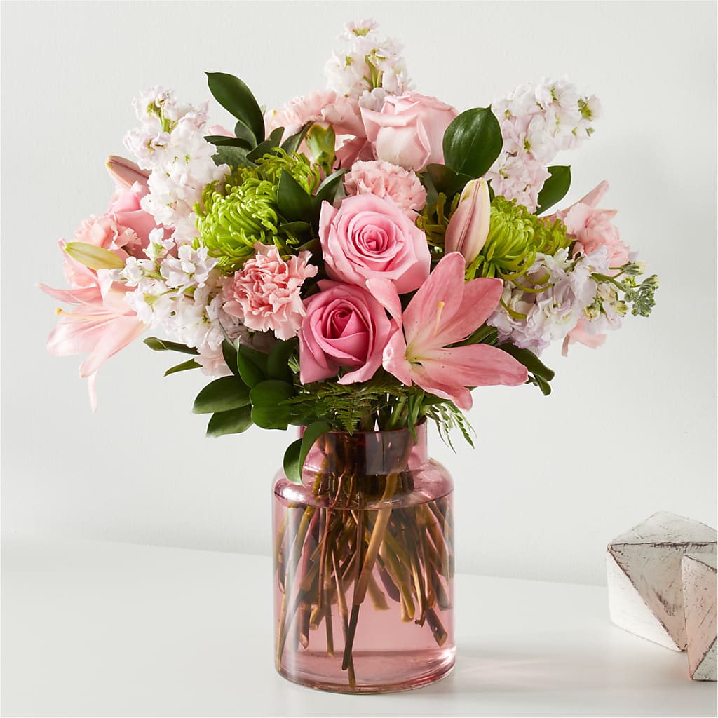 Pretty in Pink Bouquet – Reedley Flower Shop, Reedley CA