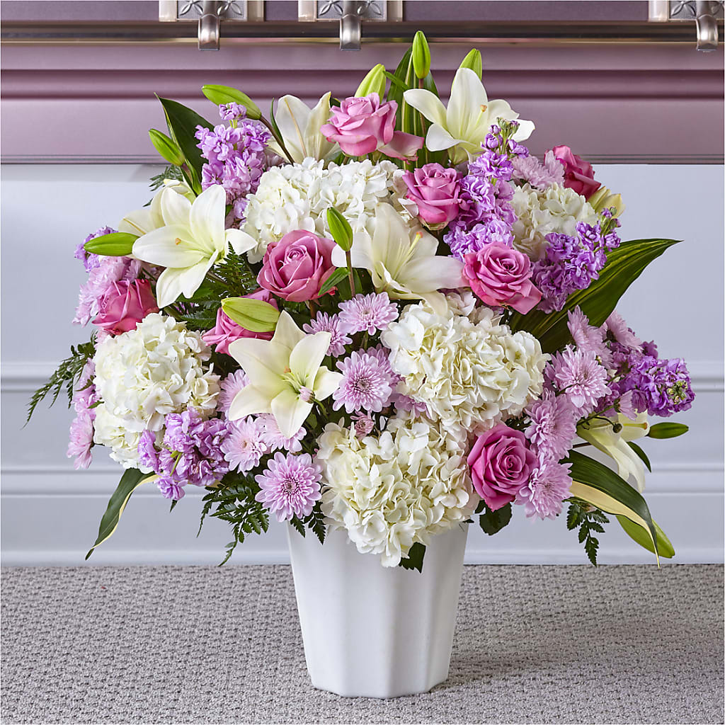 Heaven Sent Floor Basket – Reedley Flower Shop, Reedley CA
