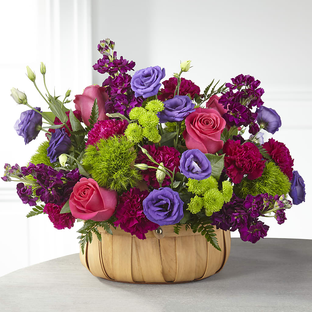 Serene Sanctuary Basket – Reedley Flower Shop, Reedley CA