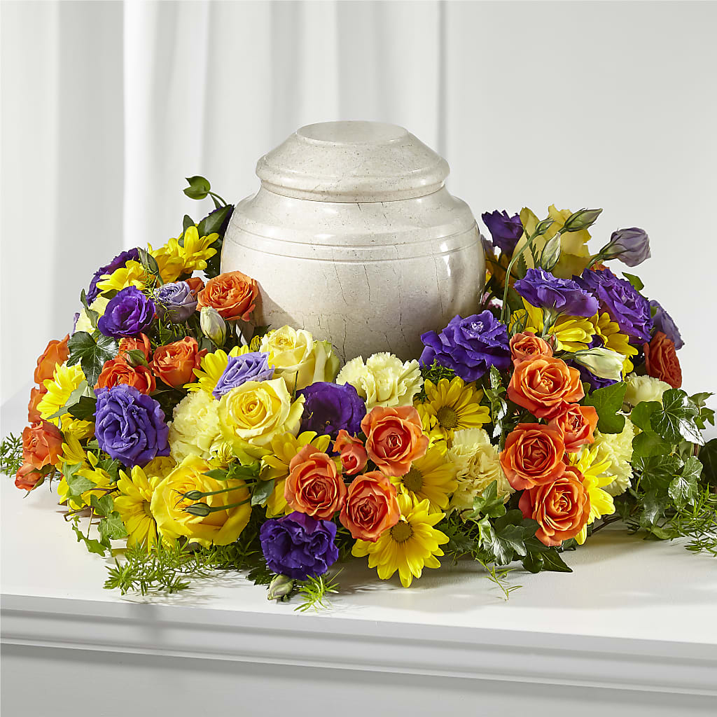 Blossoms of Remembrance Cremation Adornment – Reedley Flower Shop, Reedley CA