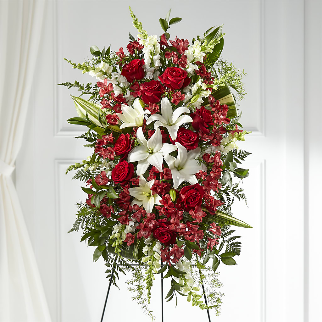 Everlasting Memory Standing Spray – Reedley Flower Shop, Reedley CA