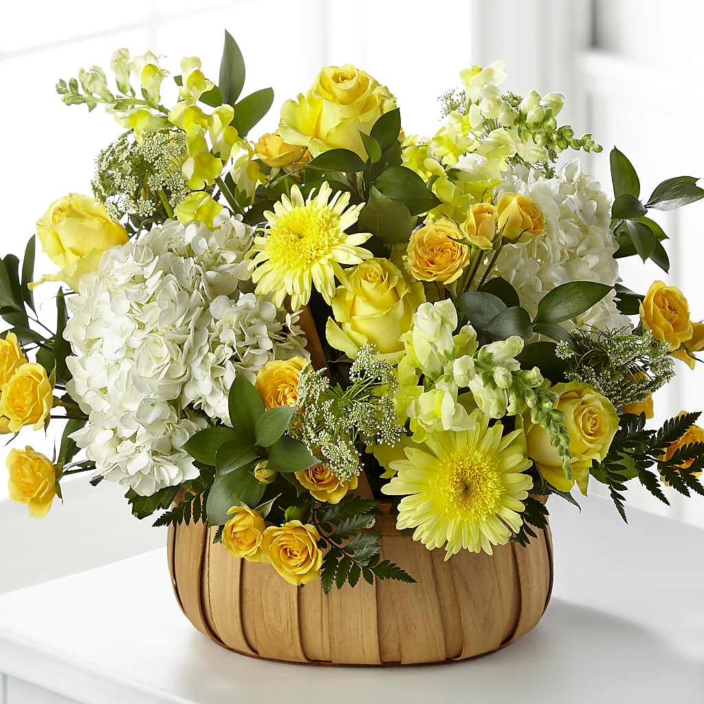 Rustic Remembrance Basket – Reedley Flower Shop, Reedley CA