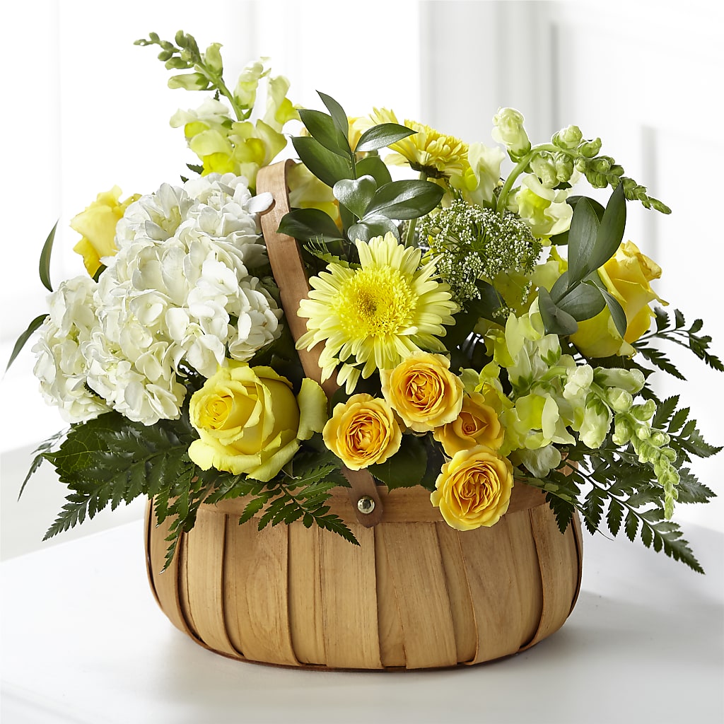 Rustic Remembrance Basket – Reedley Flower Shop, Reedley CA