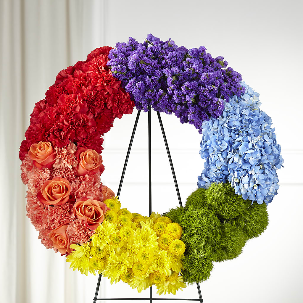 Circle of Love Wreath – Reedley Flower Shop, Reedley CA