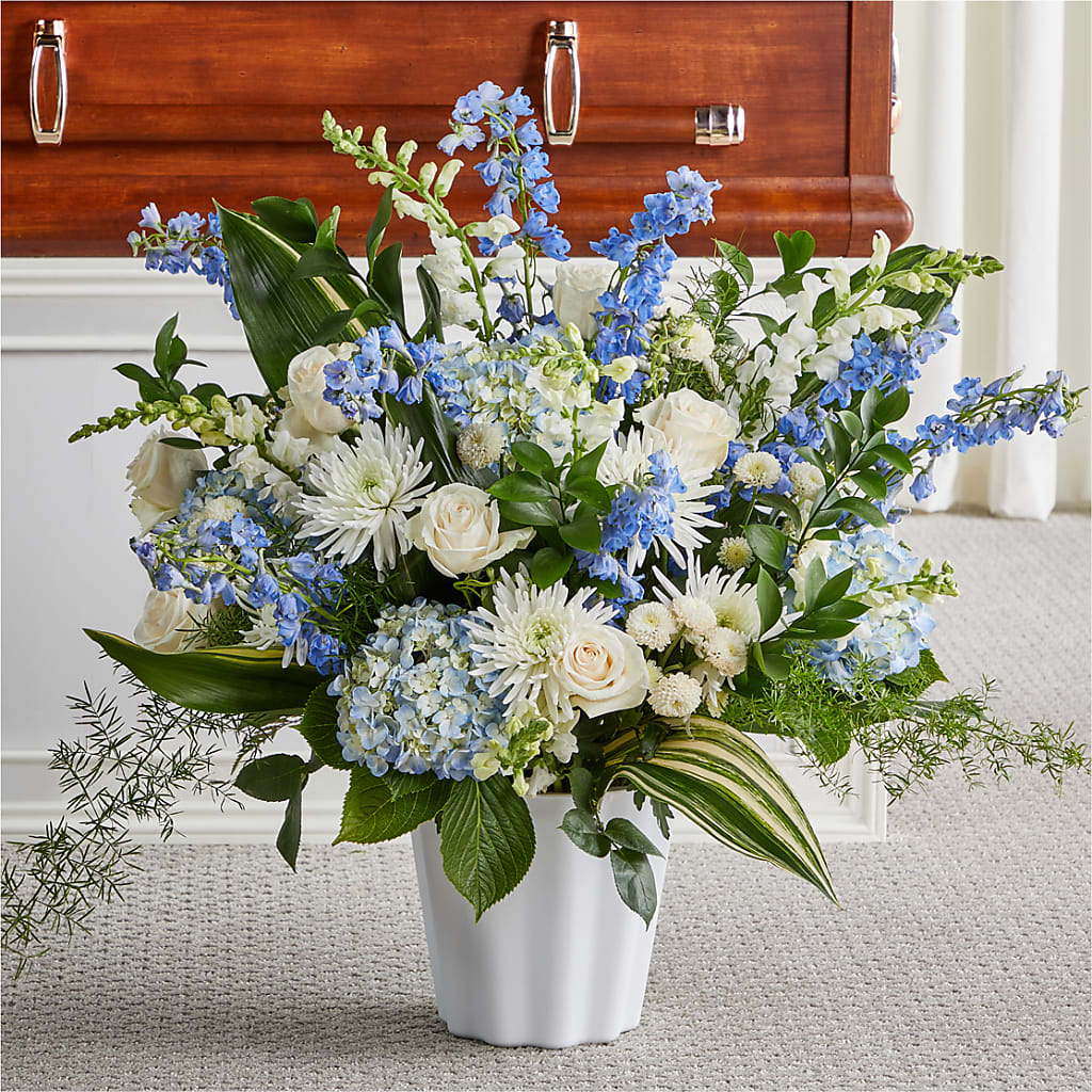 Everlasting Memories Floor Basket – Reedley Flower Shop, Reedley CA