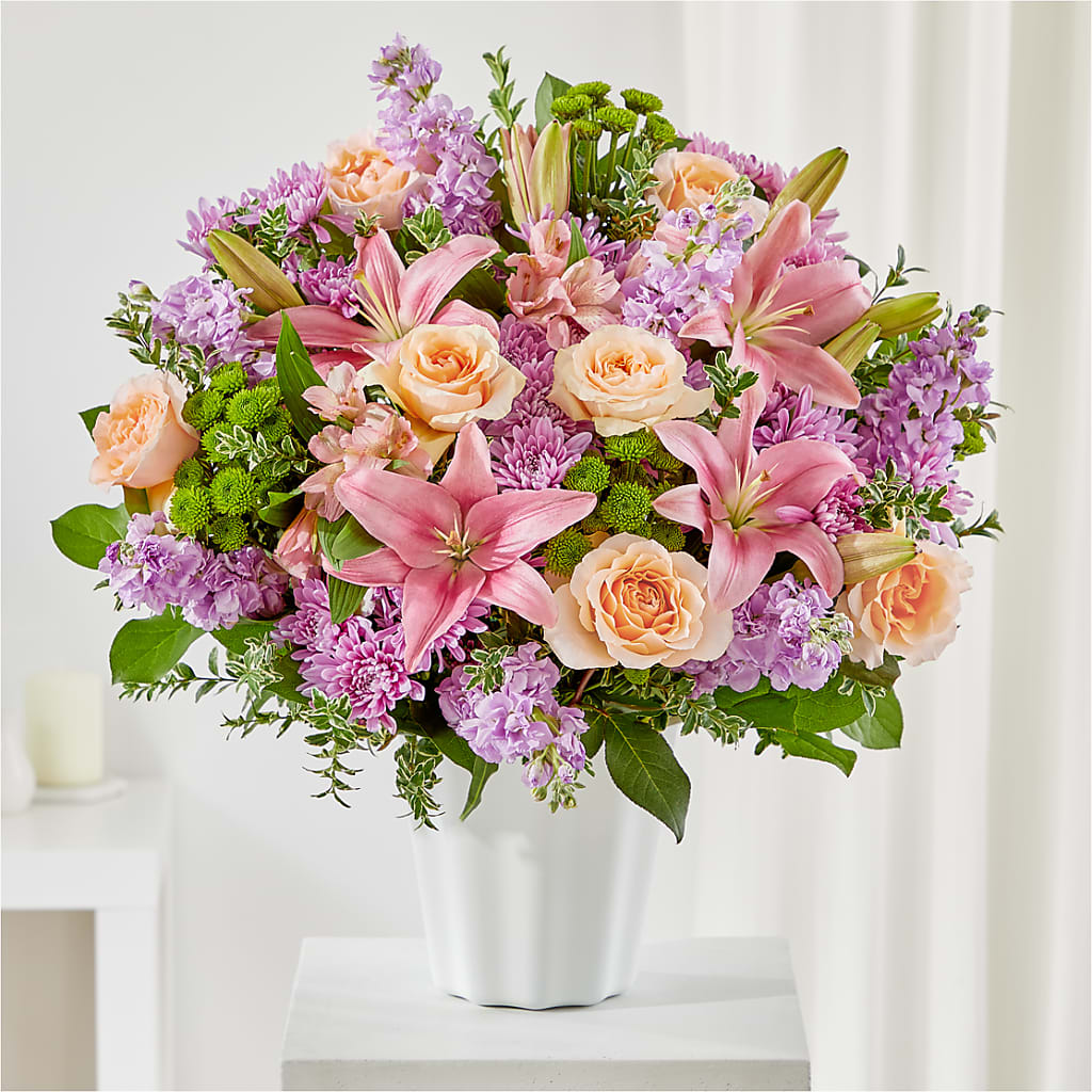 Supportive Embrace Tabletop Basket – Reedley Flower Shop, Reedley CA