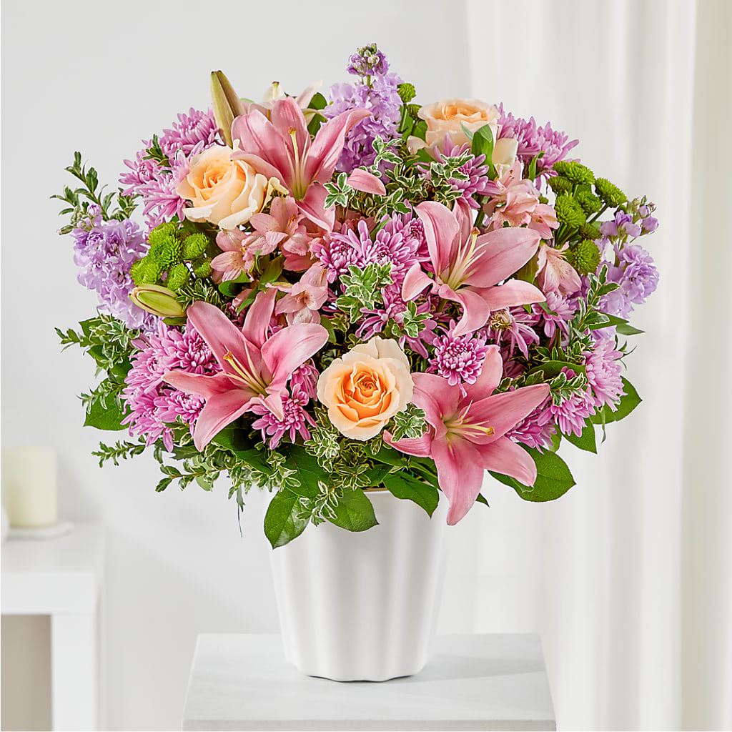 Supportive Embrace Tabletop Basket – Reedley Flower Shop, Reedley CA