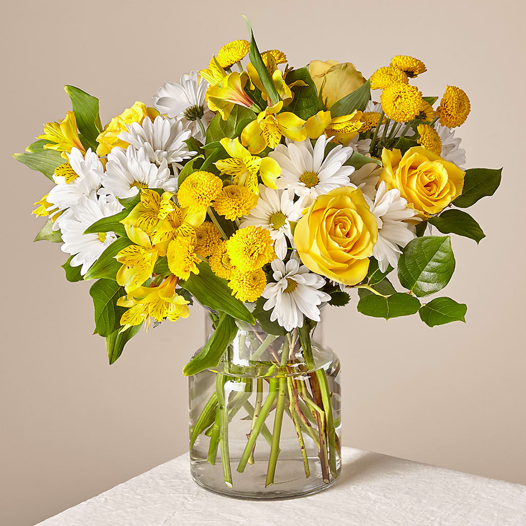 Sunny Sentiments Bouquet – Reedley Flower Shop, Reedley CA