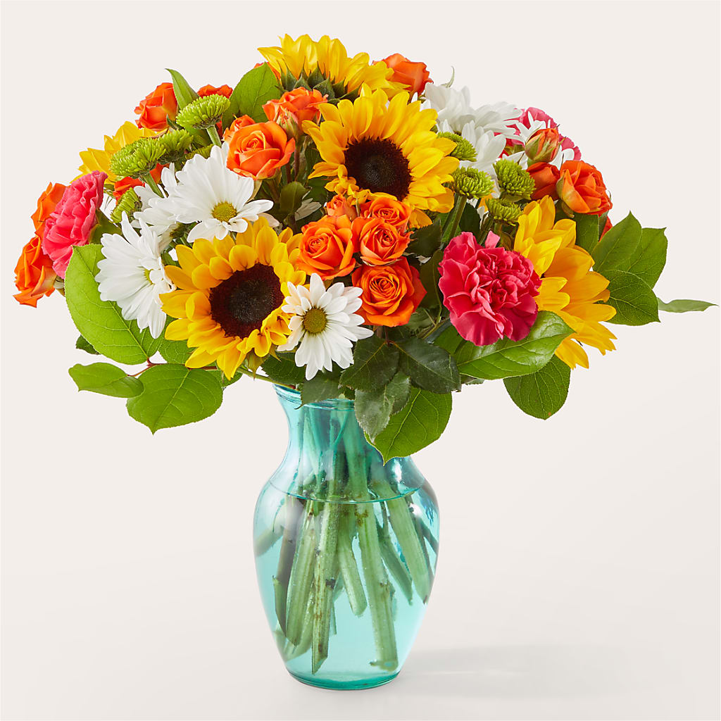 Sun-drenched Blooms Bouquet – Reedley Flower Shop, Reedley CA
