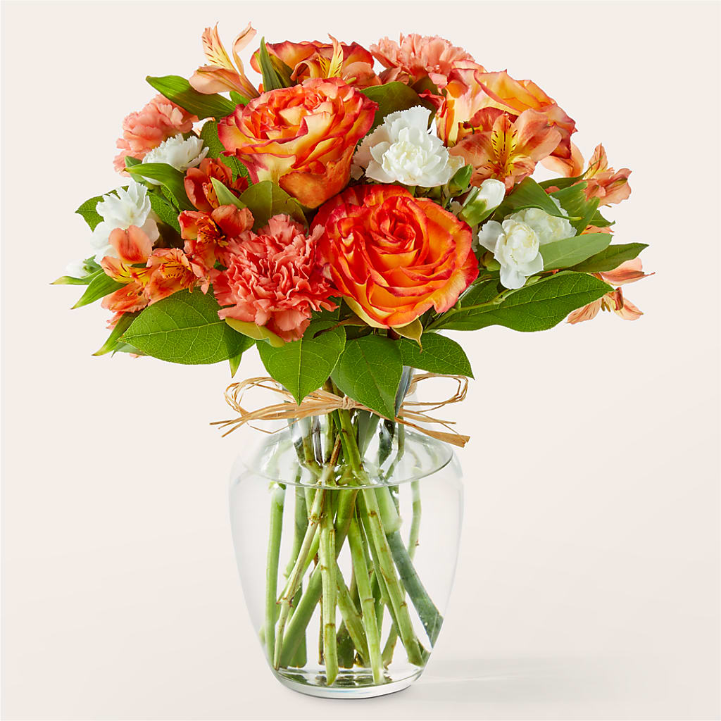 Apricot Glow Bouquet – Reedley Flower Shop, Reedley CA