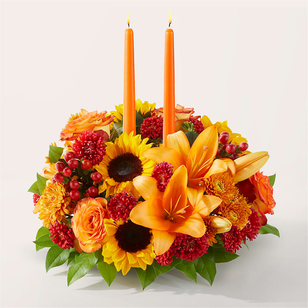 Grateful Centerpiece – Reedley Flower Shop, Reedley CA