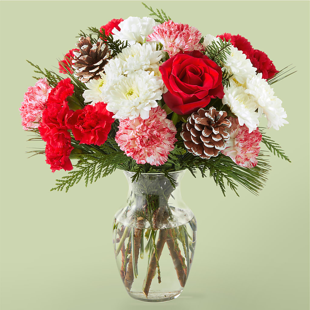Candy Cane Lane Bouquet – Reedley Flower Shop, Reedley CA
