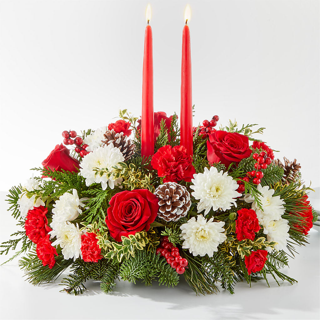 Holiday Soiree Centerpiece – Reedley Flower Shop, Reedley CA