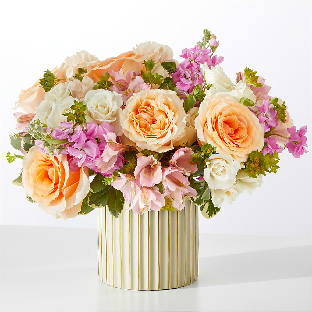 Paradise Bouquet with Ivory Vase – Reedley Flower Shop, Reedley CA