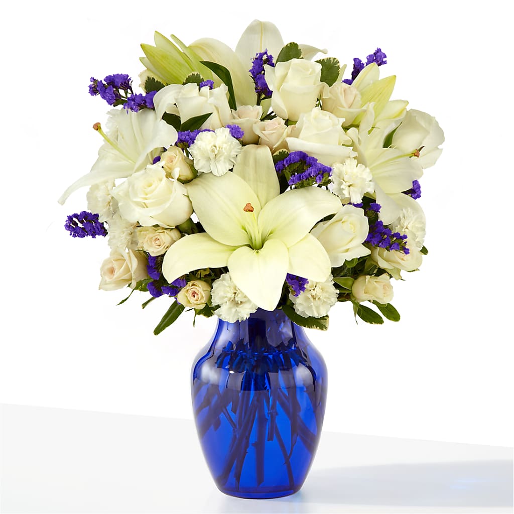 Sapphire Rush Bouquet – Reedley Flower Shop, Reedley CA