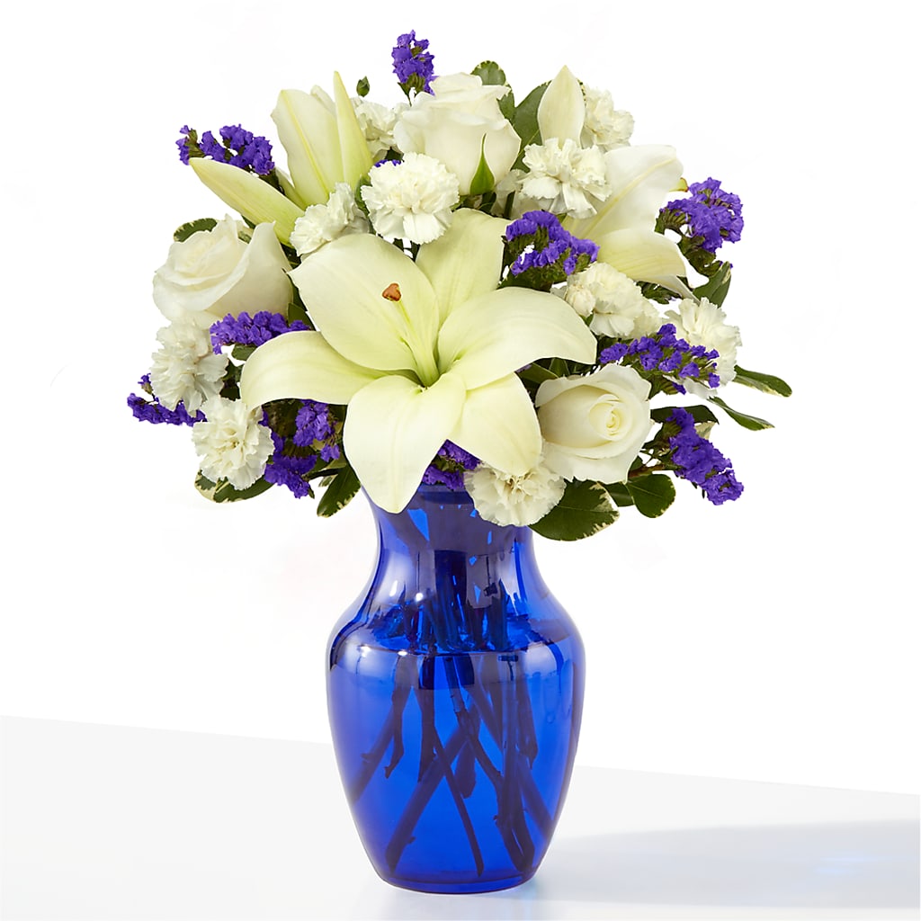 Sapphire Rush Bouquet – Reedley Flower Shop, Reedley CA