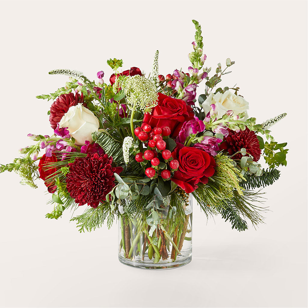 Cranberry Fizz Bouquet – Reedley Flower Shop, Reedley CA